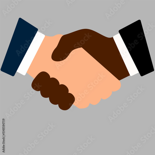 handshake icon vector illustration