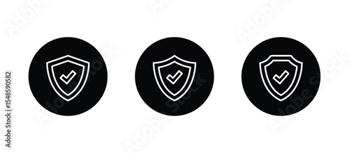 Shield icon. Protection, security icon vector for web site	