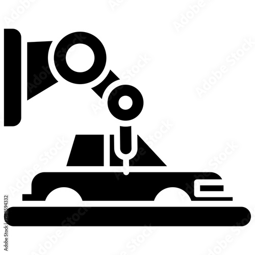 Car Manufacturing Icon