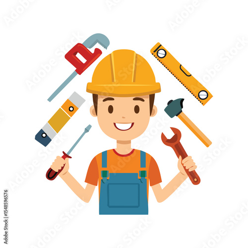 Simple Illustration Builder with happy tools