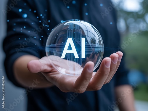 Exploring the transformative potential of Artificial Intelligence A futuristic glimpse into AI's impact on society, technology, and business.