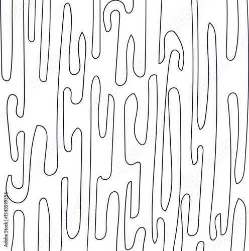The texture consists of lines that form long rounded columns and finger-like shapes. Imitation of a wooden surface or natural pattern.