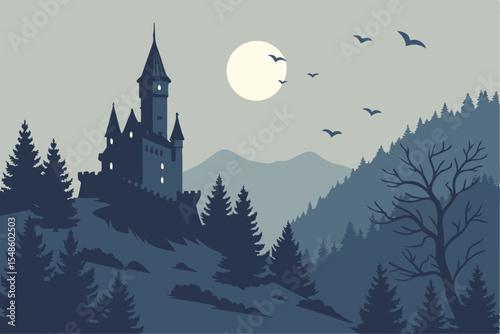 Nightfall at Dracula's Domain