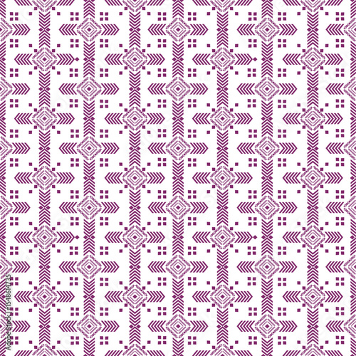 Geometric pattern, white isolate background