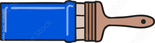 페인트 브러쉬 벡터 이미지
Paint Brush Vector Image
