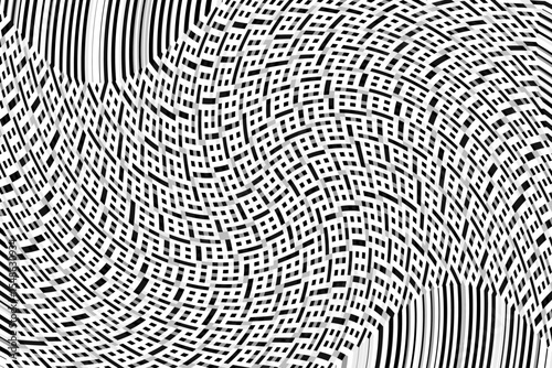 black and white fingerprint