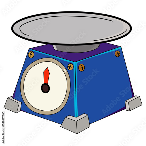  Illustration of an Old-Fashioned Kitchen Scale
