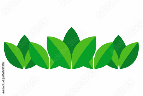 Vibrant Green Leaves Nature's Lush Design Element