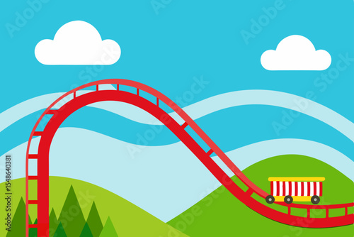 Thrilling Rollercoaster Ride Adventure Awaits