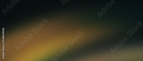 Blurred grainy texture on a dark green and orange gradient background ideal for social media posts, promotional banners, and blog graphics copy space