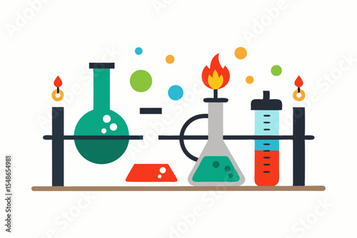 Chemistry Lab Experiment Exploring Scientific Reactions and Processes