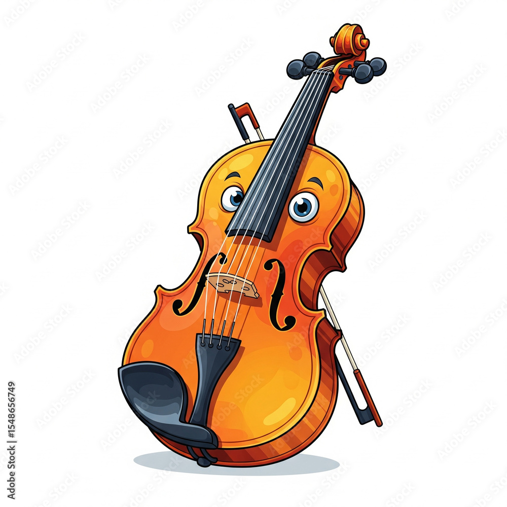 Fototapeta premium violin isolated on white