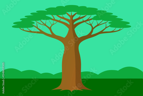 Majestic African Baobab Tree A Symbol of Resilience and Timeless Beauty