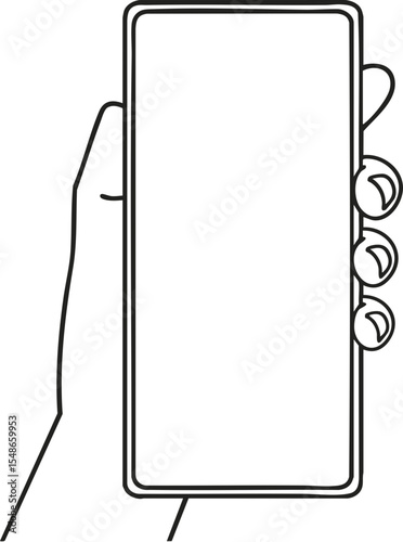 핸드폰을 들고있는 사람 손
Hand design drawing with cell phone for coloring
