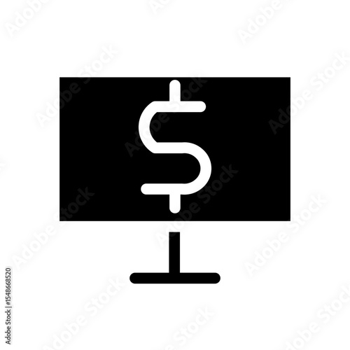 online shopping glyph icon