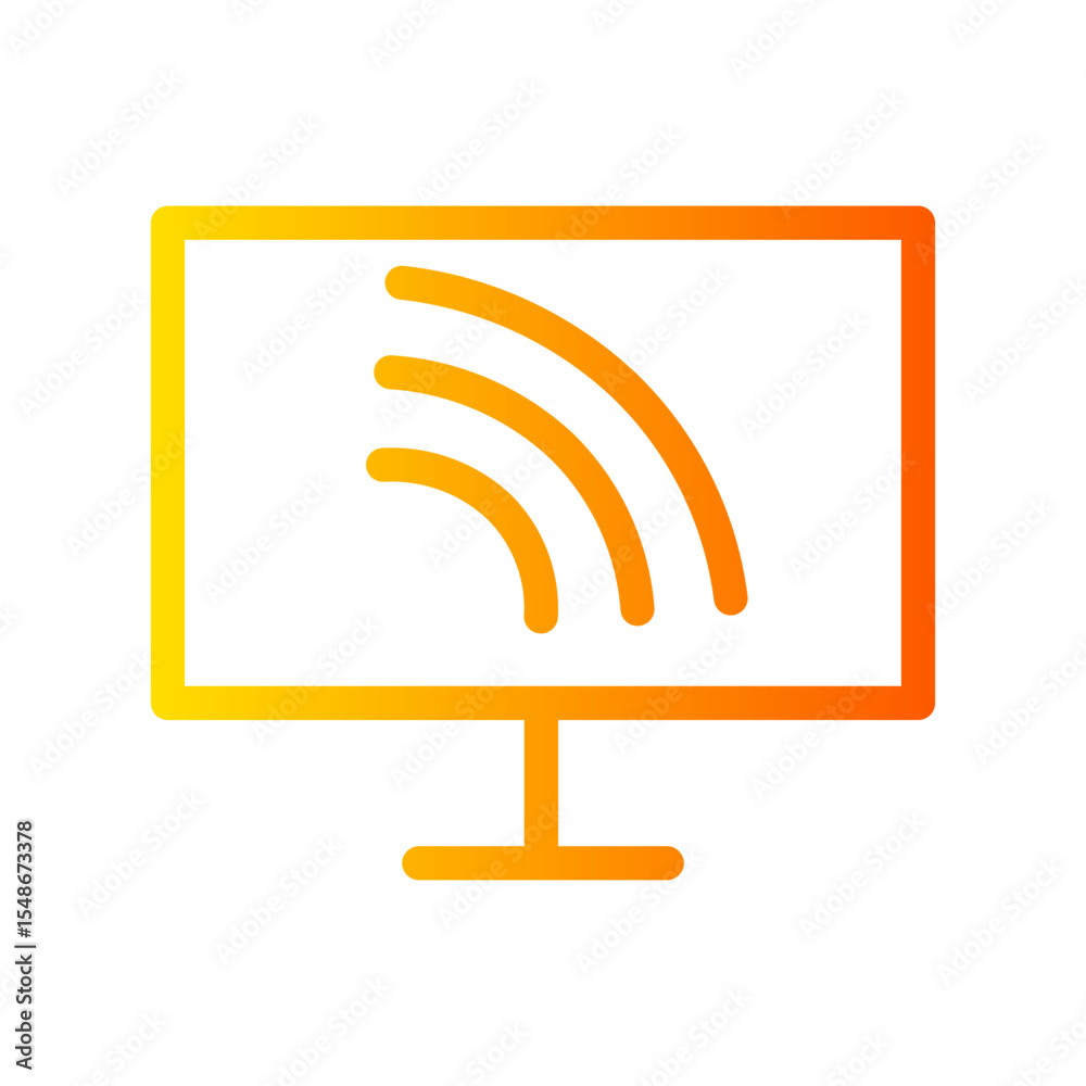 computer gradient icon computer gradient icon
