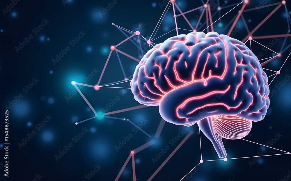 Fototapeta premium brain network. High quality