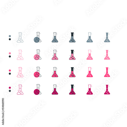 Flask icon symbolizing laboratory equipment and experiments.