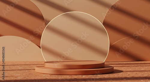 Golden wedding rings resting on a pillow with chocolate and wooden table background in warm brown and gold tones