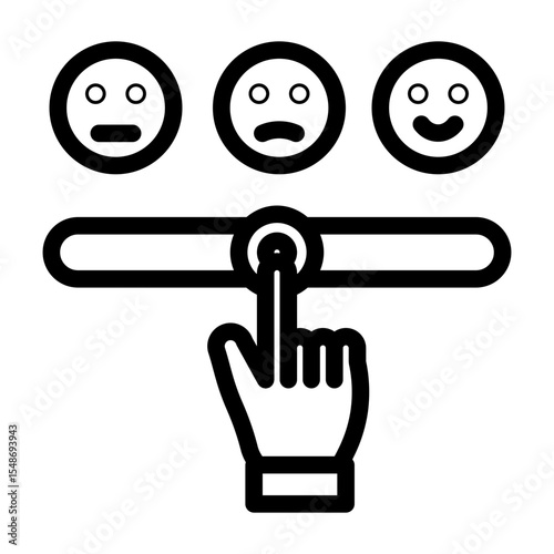 customer review line icon