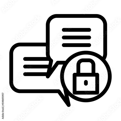 encrypted line icon