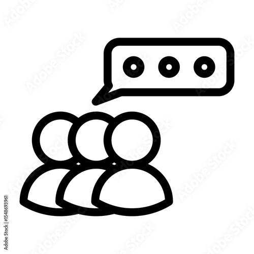 group chat line icon