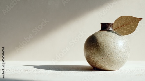 vase on a wooden background