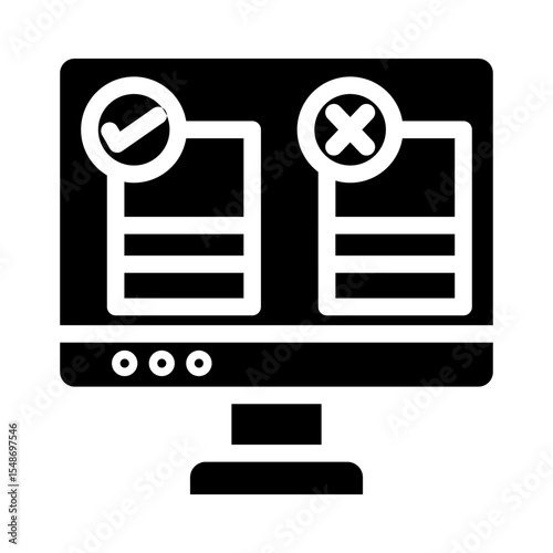 compare glyph icon