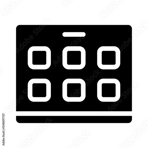 tablet glyph icon