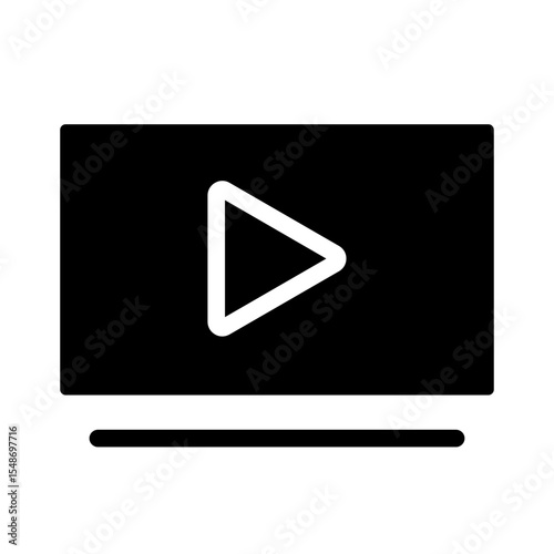 video glyph icon