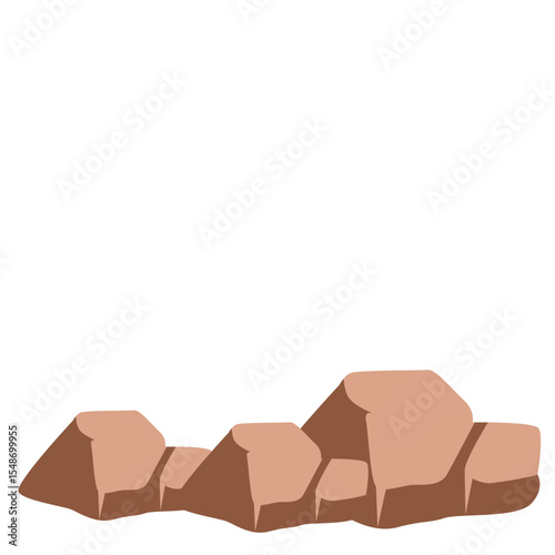 A combination of rocks and green grass, perfect for representing outdoor landscapes, nature, and growth in rocky terrains.