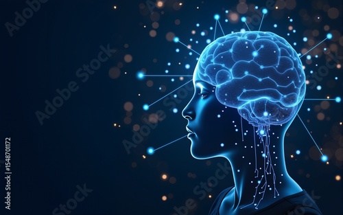 futuristic digital background featuring neural network patterns and technological motifs, ideal for tech processes, AI advancements, and modern computing themes, symbolizing innovation and connectivit