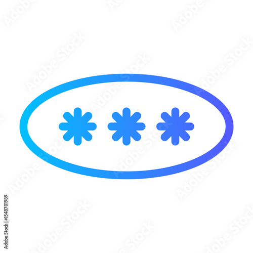 password gradient icon