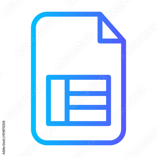planning gradient icon