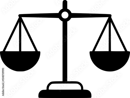  Balance Scale Justice Outline Icon
