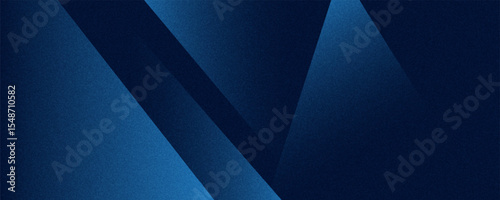 Black dark navy blue silver abstract pattern background. Geometric shape. Line triangle angle fold polygon diamond 3D. Color gradient ombre.vector eps10