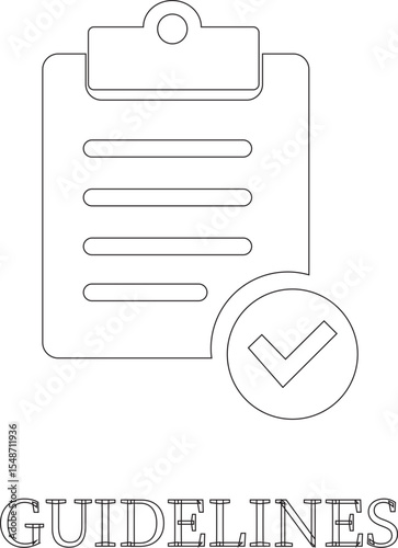 
Work safety line art icon.Warning sign safety first clip art collection for under construction.Obstacle vector illustration.Icon vector for safety and health at work with safety first.
