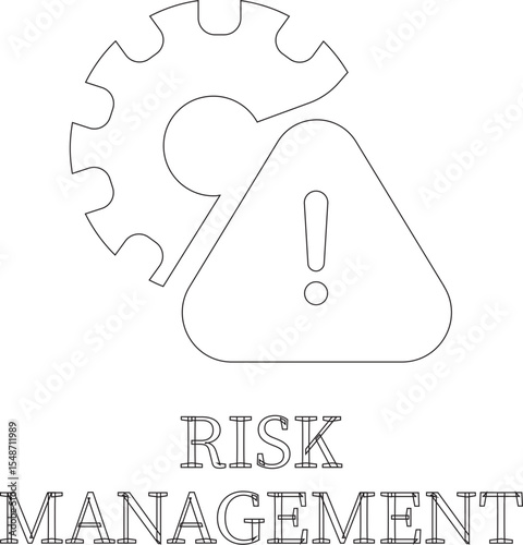 
Work safety line art icon.Warning sign safety first clip art collection for under construction.Obstacle vector illustration.Icon vector for safety and health at work with safety first.
