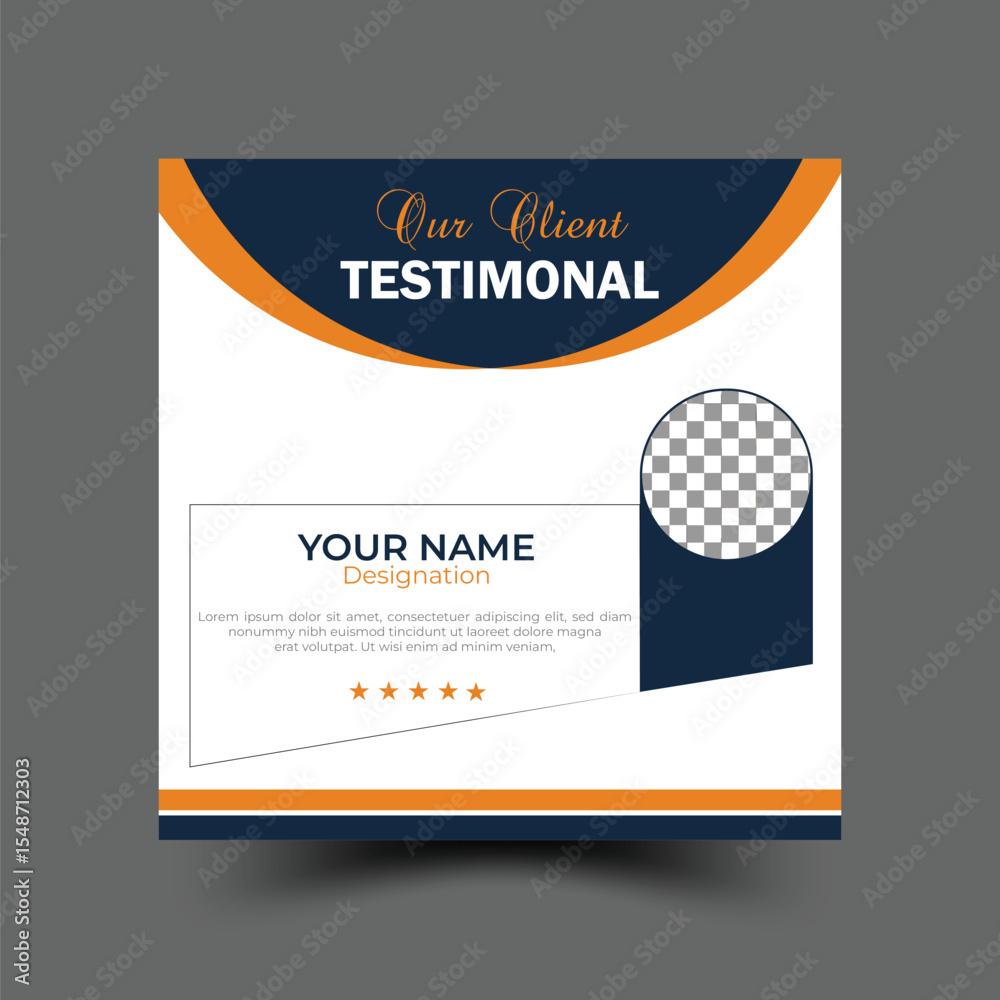 Client testimonial social media Client testimonial social media