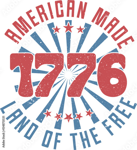 Land Of The Free, 4th of July Svg