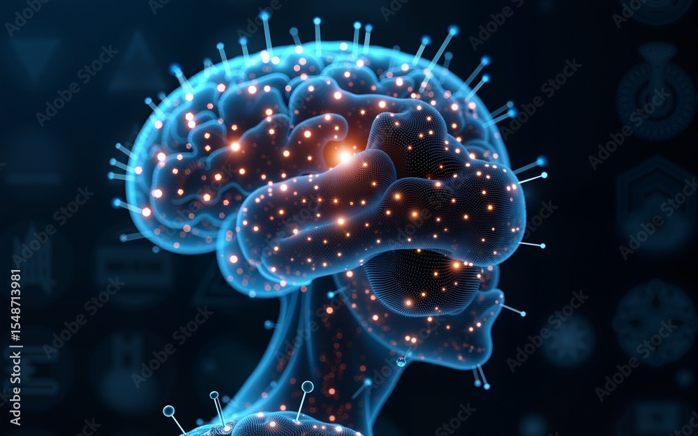 Fototapeta premium Llm large language model ai artificial intelligence neural network technology for business solutions. High quality