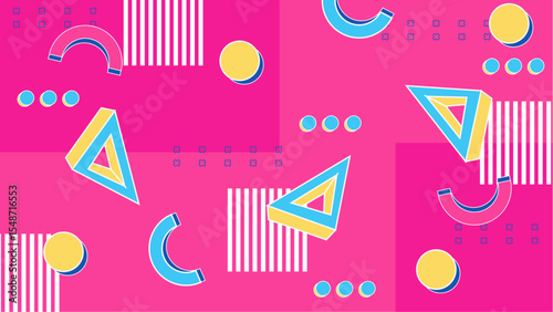 Yellow geometric shapes and patterns for vibrant designs. Ideal for backgrounds, posters, prints, branding, and abstract art concepts.