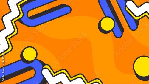 Abstract colorful design with geometric shapes perfect for modern digital backgrounds, print material, packaging, branding, and web graphics projects.
