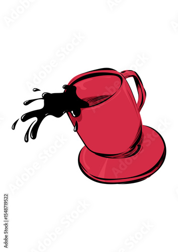 Kaffee umstoßen