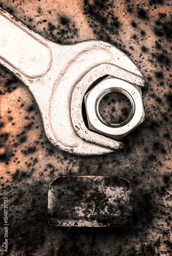 wrench and nut