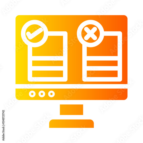 compare gradient icon