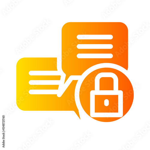 encrypted gradient icon