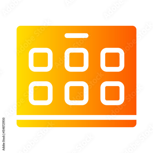 tablet gradient icon