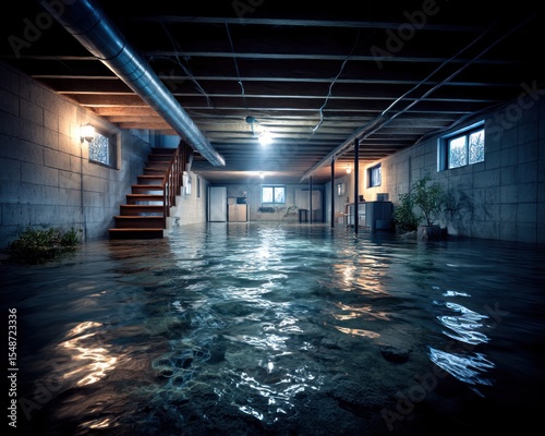 Flooded basement interior (2)