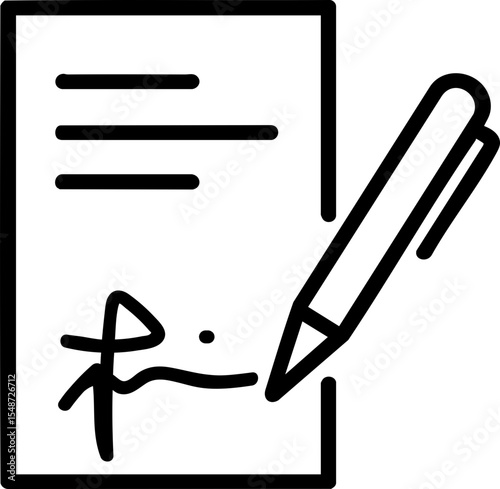 서명 아이콘